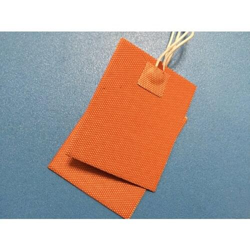 Flessibile della gomma di silicone riscaldatore 110v 400*400mm oil heater silicone heater pad industrial heaer 3d printer