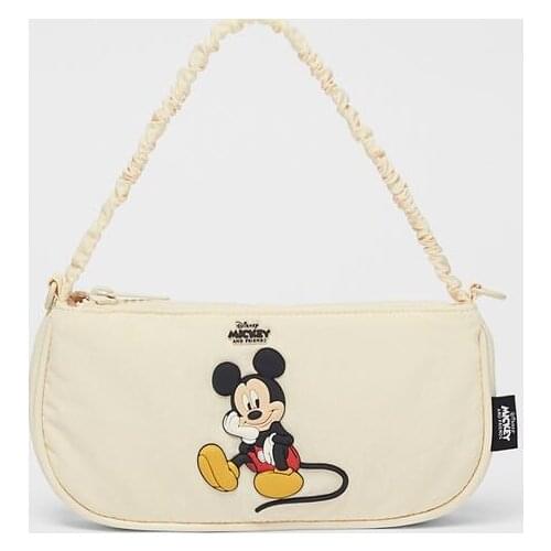 Print Mickey Bag 2021 New Women Bag Fashion Cute Underarm Bag Children Canvas Bag Leisure Messenger Bag Trendy Shoulder Bag