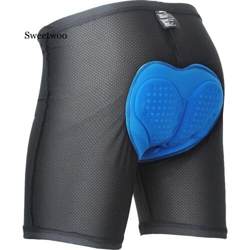 SWEETWOO Pro 5D Gel Pad Cycling Shorts Men Downhill Underwear MTB Bermuda Male Mountain Bike Short Pants Bicycle Underpants Man