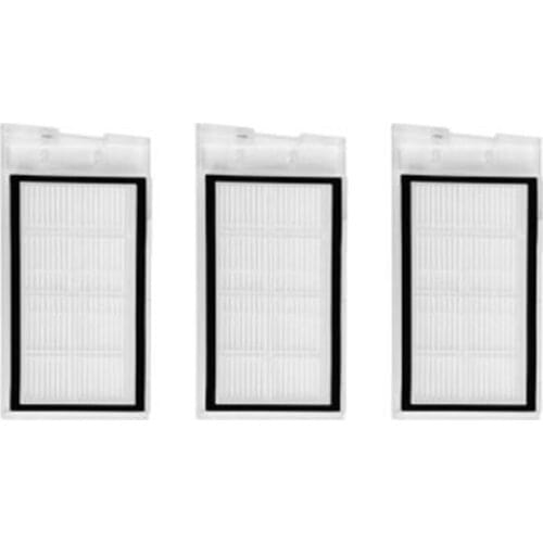 HOT！-3PCS HEPA Filter Replacement For Xiaomi ROIDMI EVE Plus Robot Vacuum Cleaner Spare Parts Accessories