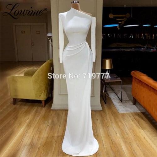 Vestidos De Festa Long Sleeves Evening Dresses 2020 Kafans Arabic Evening Gowns Abiye Dubai Party Dress Formal Dress For Prom