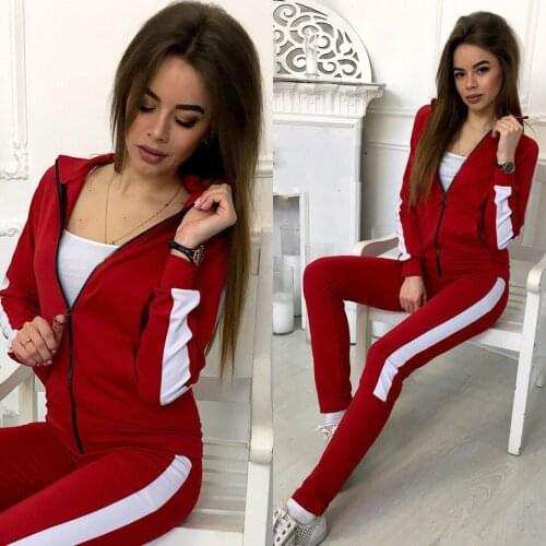 ZOGAA Women 2 Piece Outfits Women Two Piece Sets Top and Pants Tracksuit Women Sweatsuit Clothing Womens Casual 2 Piece Set Suit