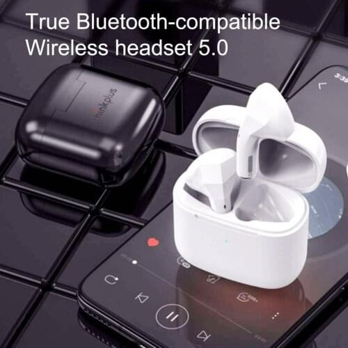 2Pcs for Lenovo TW50 Thinkplus TrackPods Wireless Earbuds Touch Control Intelligent Noise Reduction TWS HiFi 5.0 Earphones