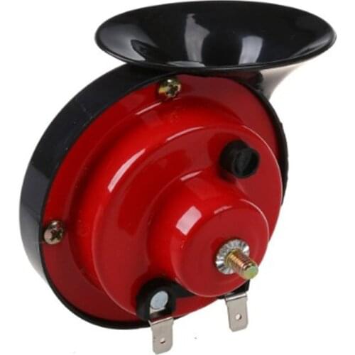 2PCS Air Horn 12V Waterproof Car Snail Electric Horn Marine Boat Loud Alarm Kit Boat Motorcycle Car Horn Loud Signal Train Horn