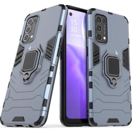 2021 Armor Phone Case For OPPO K3 Realme X Reno C1 10X ZOOM 5G F11 Pro R15X A7X A9 AX5 A9X K1 F9 A5 A3S Rugged Metal Stand PC Co