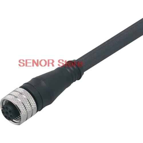Free shipping E11807 socket connection cable 8 cores 5 meters long
