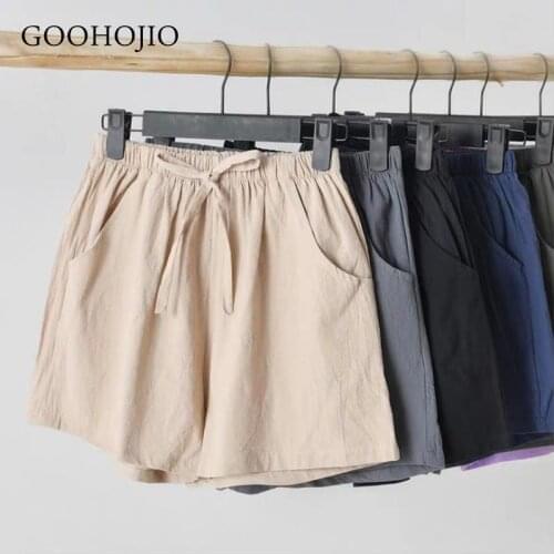 GOOHOJIO Women's Cotton Shorts