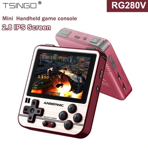TSINGO RG300 RetroFW Linux System Handheld Game Console Full View IPS Screen Games Double System Open Source RG300 Game Player