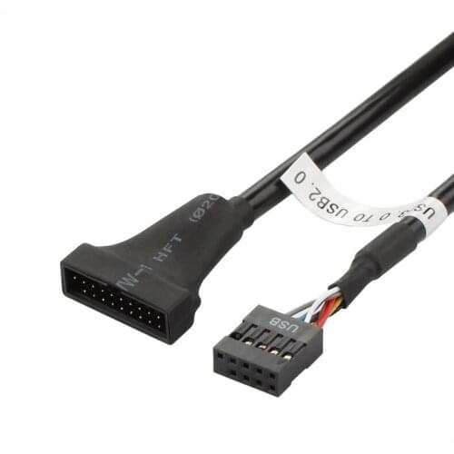 Factory direct sales USB3.0 conversion cable 2.0 9P-3.0 20P interface transfer 3.0 to 2.0 data cable