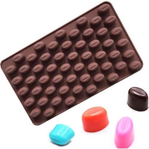 Coffee Beans Silicone Chocolate Mold Cake Candy Mould Baking 3D Biscuits Cookies DIY Tools Soap Molds Cake Decorating