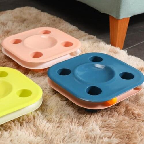 Kitten Food Basin Bowl Reasonably Divide Pet Tableware with Amusement Plate Novelty Cat Feeding Supplies