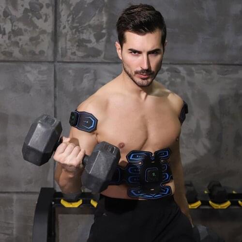 Abdominal Muscle Stimulator with LCD Display for Men/Women EMS Abs Trainer Home Gym Workout Exercise Vibration Fitness Massager