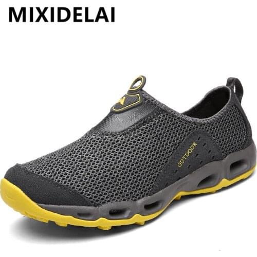 New Summer Mesh Shoe Sneakers For Men Light Breathable Mens Casual Shoes Slip-on Comfortable Male Shoes Loafers Casual Walking