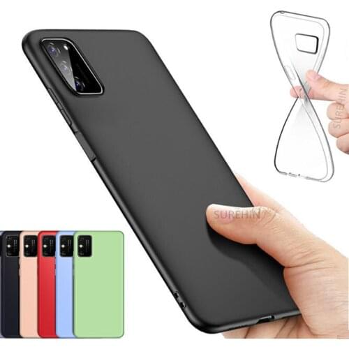 Soft cover for Samsung galaxy S20 FE case transparent clear purple red fan edition silicone case for samsung galaxy S20 FE cover