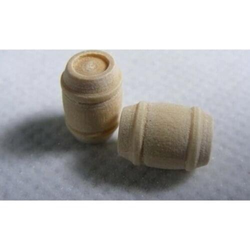 Size 11x7mm Ship model accessories kit wooden bucket wooden wine cask 10 pcs/lot