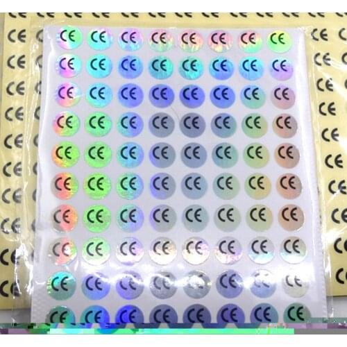Hologram Sticker CE Certified Sticker Diameter 1cm 10mm Home * Waterproof Appliances / Lot 80pcs For Electronic 10 And D4W0