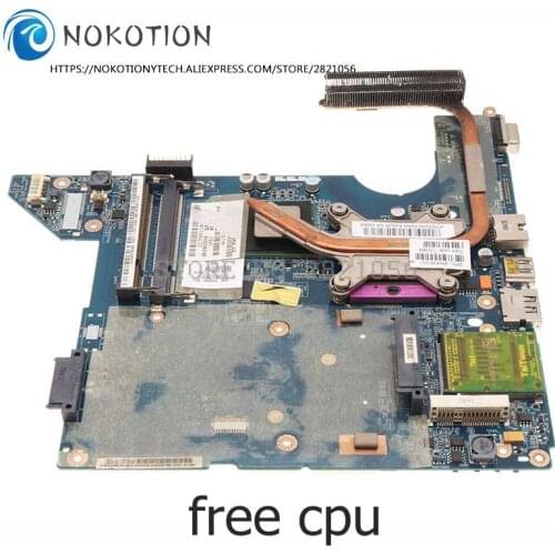 NOKOTION 577511-001 519588-001 519099-001 JAL50 LA-4101P For HP CQ40 Motherboard CPU+Heatsink fit for LA-4103P LA-4111P LA-4117