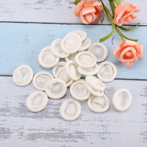 50-100pcs Disposable Latex Rubber Finger Cots Sets Fingertips Protector Gloves for UV Resin Mold Tool Supplies Accessories