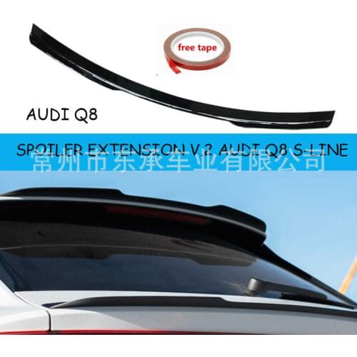 Its suitable for Audi Q8 tail refitting, no punching tail upgrading, Max fixed wing