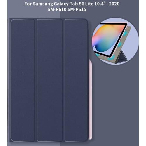 Strong Magnetic Case for Samsung Galaxy Tab S6 Lite 10.4 Cover Case for Samsung Galaxy Tab S6 Lite 10.4 “SM-P610 SM-P615 capa