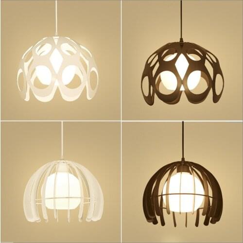 Nordic chandelier modern creative personality bar corridor art clothing store color LED chandelier restaurant family lamps