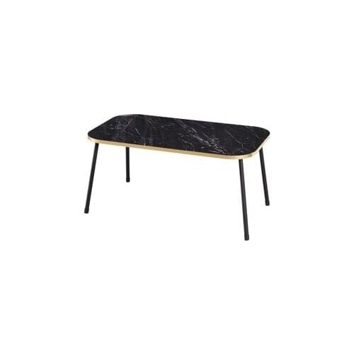 Modern Medium coffee table Black Metal Foot Kr Gold Bendir coffee tables table basse furniture living room table