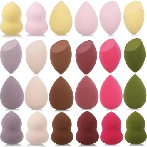1Pc Cosmetic Puff Powder Puff Smooth Womens Makeup Foundation Sponge Beauty To Make Up Tools & Accessories Water-drop Shape