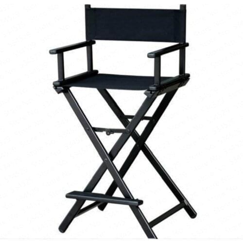 B Director Chair Aluminum Lounge Chair Folding Outdoor Canvas Beach Chair Bar Office Makeup Chair