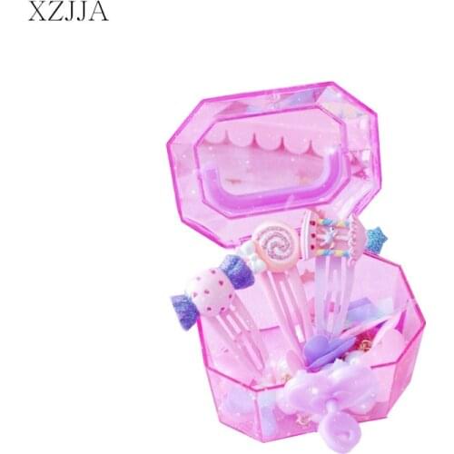 XZJJA Maiden Cute Pink Mini Lock Catch Key Storage Boxs Woman Jewellery Receive Bins Portable Travel Storage Pill Box Organizer