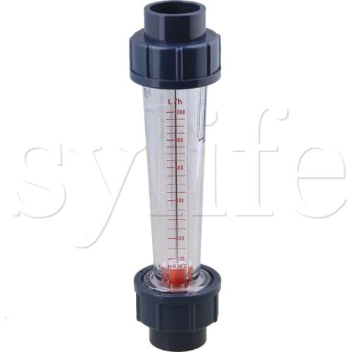 100-1000L/H Plastic Tube Type Liquid Water Rotameter LZS-25 Flow Meter