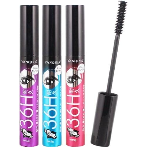 4D Silk Fiber Eyelash Lengthening Mascara Thick Makeup Waterproof Volume Lengthening Black Eye Lashes Extension Mascara Kit