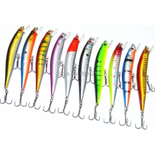50pcs/lot Lure Minuoluya factory wholesale bait fishing gear bionic bait 3.54"9cm / 0.26OZ 7.5g