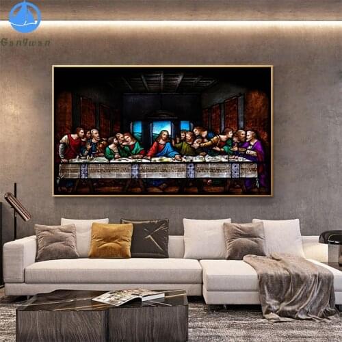 5D round Diamond Hot Selling Home Art, Last Supper, Jesus Religion Embroidery Diamond Painting Full Square Mosaic Handmade Gift