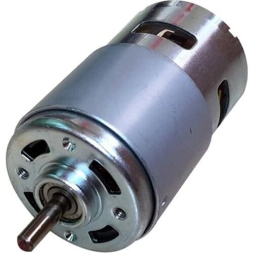 795 DC Motor Large Torque High Power DC12V-24V Universal Motor Double Ball Bearing Mute High Speed Round Axis
