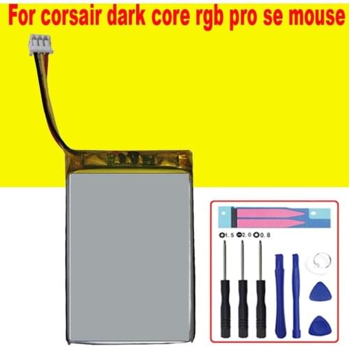 Battery for corsair dark core rgb pro se mouse
