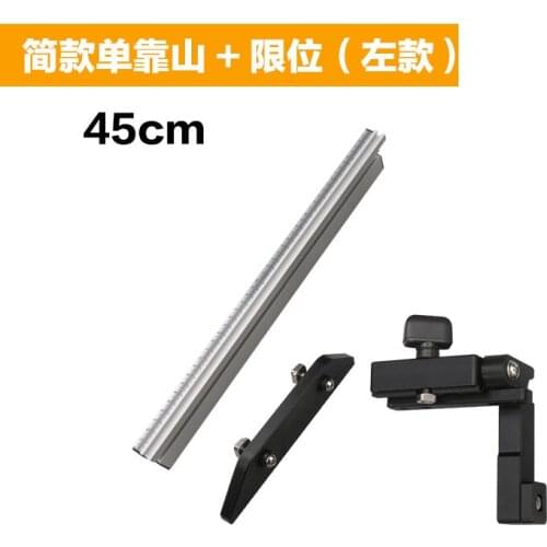 Woodworking Aluminium T Track Slot Sliding Brackets Track Stopper Miter Gauge and Fence Connector Profile Fence Table Saw Fence