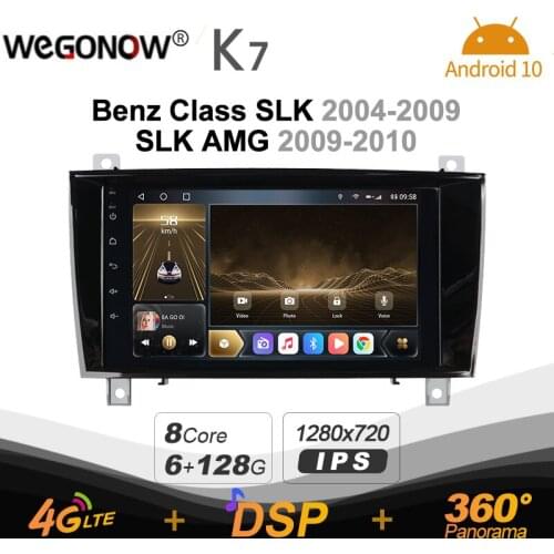 Ownice K7 Android 10.0 Car Radio Stereo for Benz Class SLK 2004-2009/SLK AMG 2009-2010 4G LTE 360 2din Auto Audio System 6G+128G