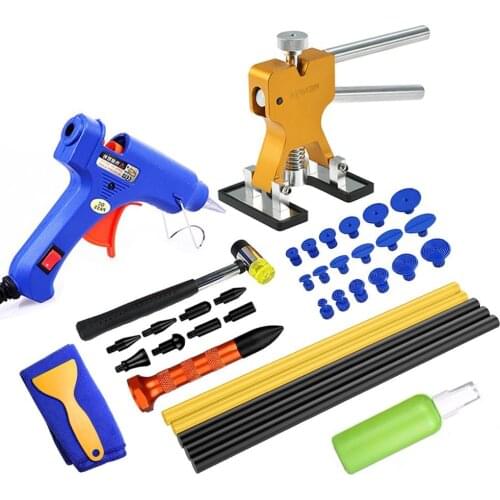 Car paintless dent repair tools Dent Repair Kit Car Dent Puller with Glue Puller Tabs Removal Kits for Vehicle Car Auto