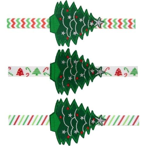 Childrens hair accessories Christmas tree baby hairband