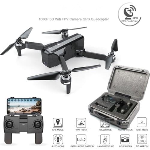 GPS Drone With Camera HD 1080P 5G WiFi FPV Professional Drone Brushless Quadcopter Flight 25minut Foldable RC Helicopter Dron