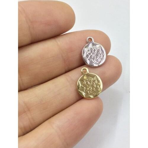 Eruifa 10pcs 10mm High Quality Brass necklace,earring bracelet jewelry DIY handmade 2 colors Gold and silver