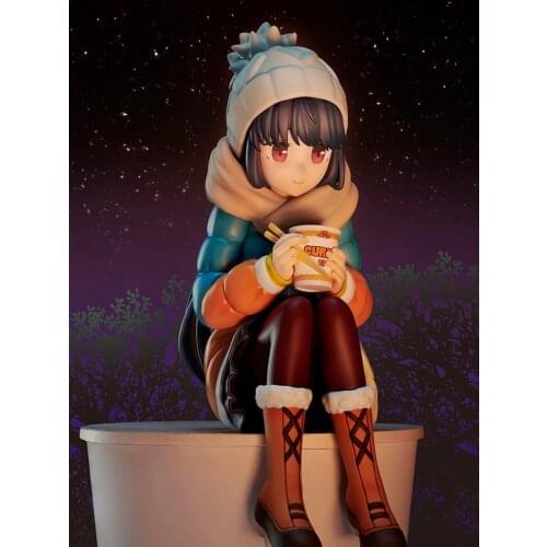2021 Japanese original anime figure Yuru Camp Shima Rin action figure collectible model toys for boys