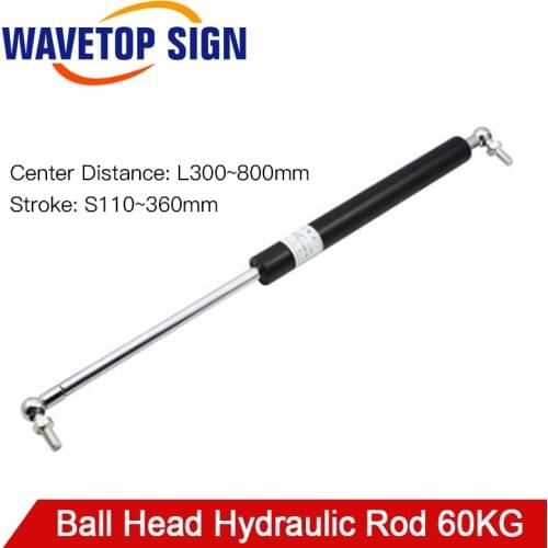 WaveTopSign Hydraulic Rod 60KG 600N Ball head