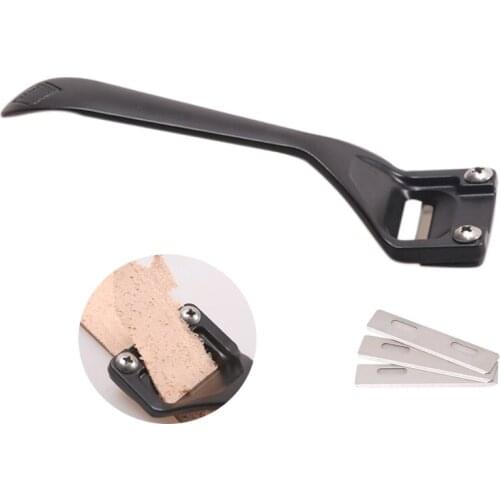 2017 Leather Craft Tool Thinning Shovel With 3pcs Blades Toothpick Cutter Tools E2S