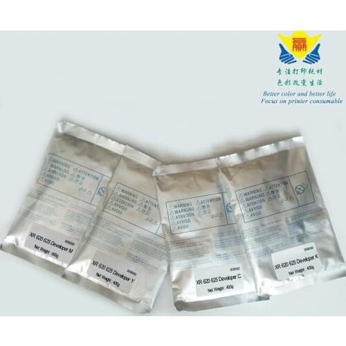 JIANYINGCHEN compatible color developer powder for Xeroxs 620 625 laser printer (4bags/lot) 400g per bag
