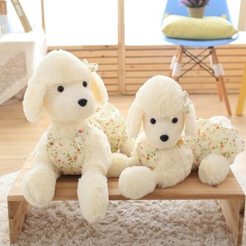 Nooer Cute Soft Dog Plush Toy Poodle Dog Plush Doll Baby Toy Birthday Christmas Girlfriend Children Kids Gift