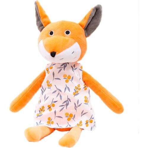 Sxey Nice Huggable New 1pc 38cm Lovely Stuffed Forest Animals Plush Toy Raccoon Fox Mouse Deer Frog Animal for Children Gifts