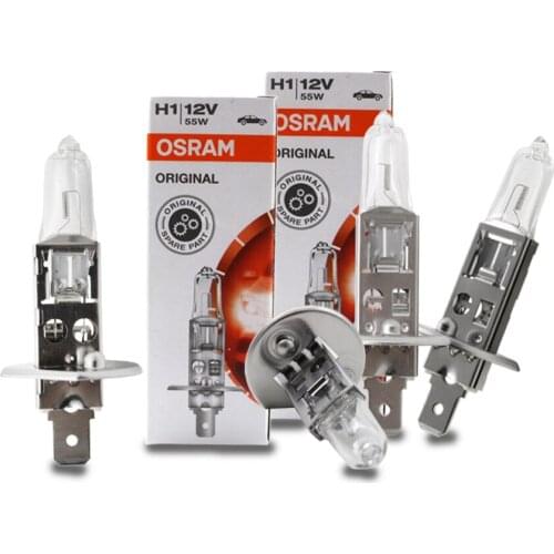H1 H3 H4 H7 H11 HB3 9005 HB4 9006 12V Osram Original Halogen Headlight Bulb Ece R37 Replacement Fog Light Source