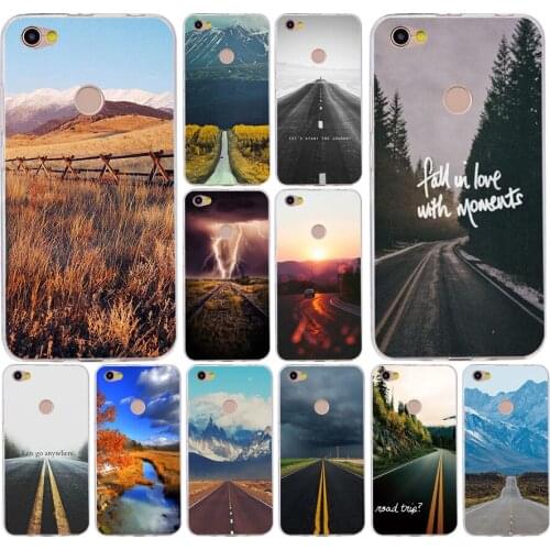 170H Bumper Road Landscape Silicone Soft Tpu Cover phone Case for xiaomi redmi 4a 6a 4x note 5a pro mi a1