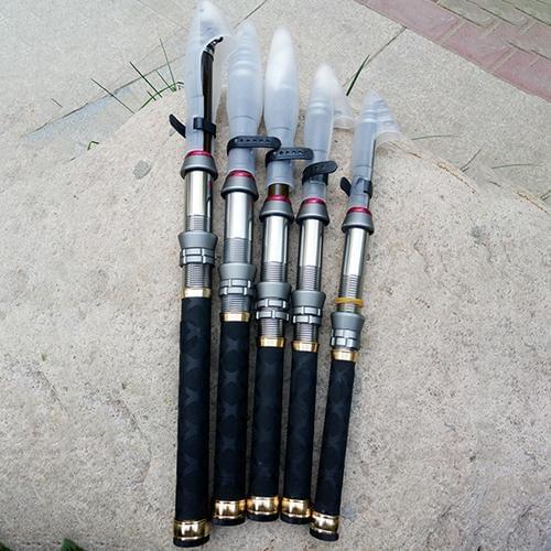 NEW Durable Sea Carbon Fiber Ultra Light Telescopic Fishing Tackle Pole Spinning Rod